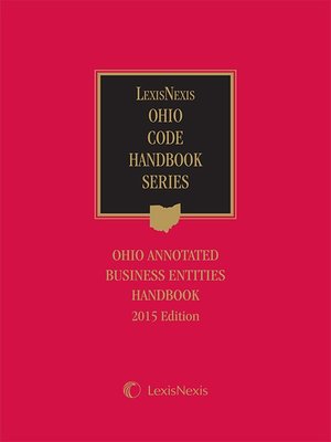 cover image of Ohio Annotated Business Entities Handbook
